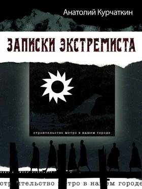 Анатолий Курчаткин Записки экстремиста обложка книги