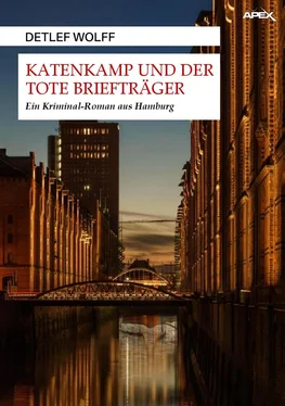 Detlef Wolff KATENKAMP UND DER TOTE BRIEFTRÄGER обложка книги