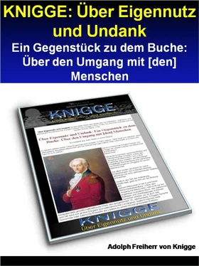 Adolph Freiherr von Knigge KNIGGE: Über Eigennutz und Undank обложка книги