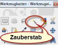 Nun kommt das Werkzeug Zauberstab ins Spiel Mit ihm wählst du einen - фото 231