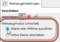 Wähle dann das Verschieben Werkzeug Üblicherweise ist sein Werkzeugmodus - фото 199