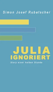 SImon Rubatscher Julia ignoriert обложка книги