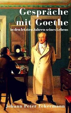 Johann Eckermann Gespräche mit Goethe in den letzten Jahren seines Lebens