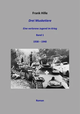 Frank Hille Drei Musketiere - Eine verlorene Jugend im Krieg обложка книги