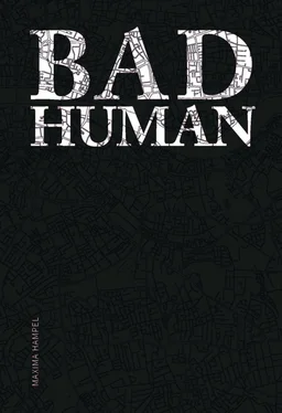 Maxima Hampel Bad Human обложка книги