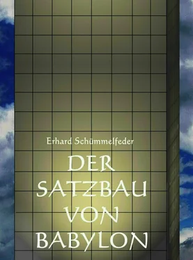 Erhard Schümmelfeder DER SATZBAU VON BABYLON обложка книги