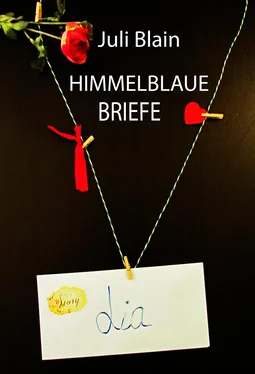 Juli Blain Himmelblaue Briefe обложка книги