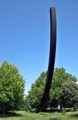 Bernar Venet Arc 1245 1987 An der UraniaKleiststraße Unvollendeter Kreis - фото 26