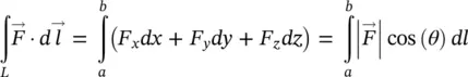One of the practical examples for the line integral application is finding work - фото 109