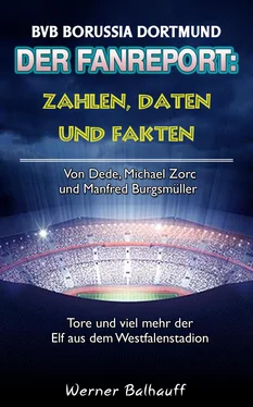Werner Balhauff Die Borussen – Zahlen, Daten und Fakten des BVB Borussia Dortmund обложка книги