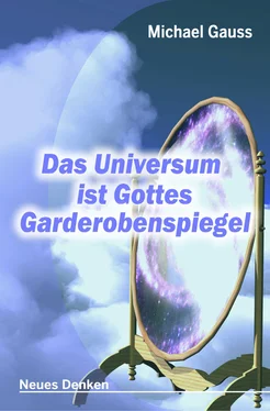 Michael Gauss Das Universum ist Gottes Garderobenspiegel обложка книги