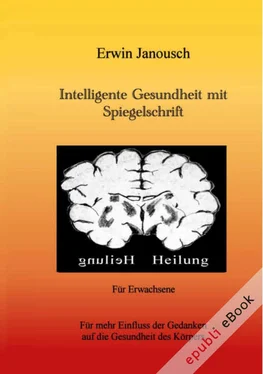 Erwin Janousch Intelligente Gesundheit mit Spiegelschrift обложка книги