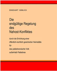 Ekkehart Gämlich - Die endgültige Regelung des Nahost-Konfliktes