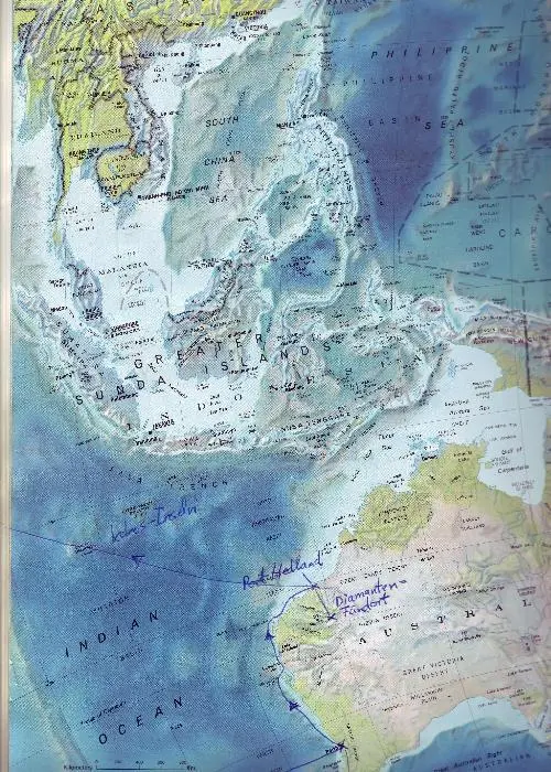 eekarte vom Segeltörn von Port Hedland zu den Kokosinseln 6 Kapitel Sie - фото 2