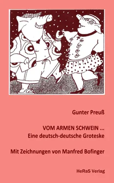 Gunter Preuß Vom armen Schwein... обложка книги