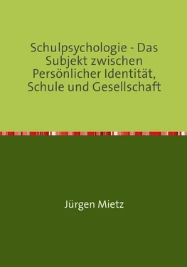 Jürgen Mietz Schulpsychologie - обложка книги