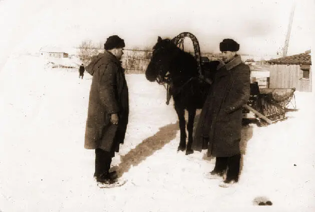 1961 г Главный зоотехник совхоза Новоалтайский Мельман и ветврач М М - фото 5