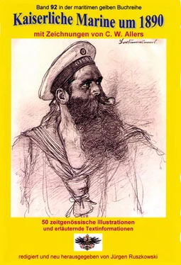 Christian Wilhelm Allers Kaiserliche Marine um 1890 mit Zeichnungen von C. W. Allers обложка книги