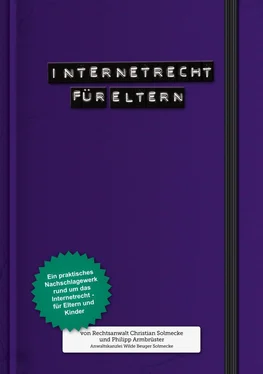 Christian Solmecke Internetrecht für Eltern обложка книги