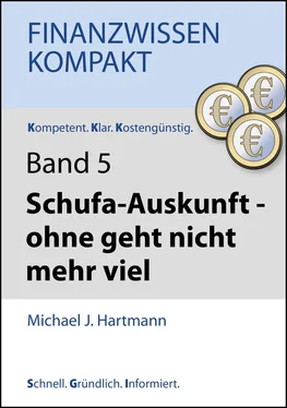 Michael J. Hartmann Schufa-Auskunft - ohne geht nicht mehr viel обложка книги