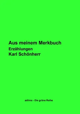 Karl Schönherr Aus meinem Merkbuch обложка книги