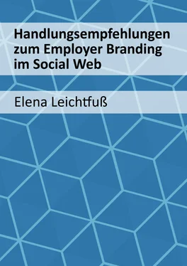 Elena Leichtfuß Handlungsempfehlungen zum Employer Branding im Social Web обложка книги