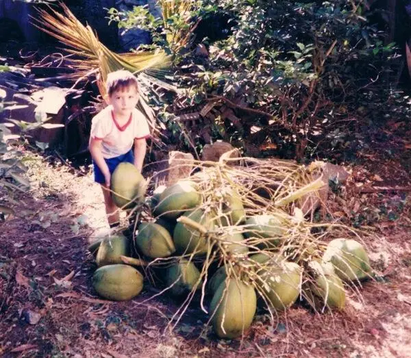 Rainer mit ca 5 Jahren beim Kokosnussernte sortieren Einige Tiere wie zB - фото 6