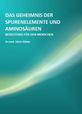 Ulrich Kübler Das Geheimnis der Spurenelemente und Aminosäuren обложка книги