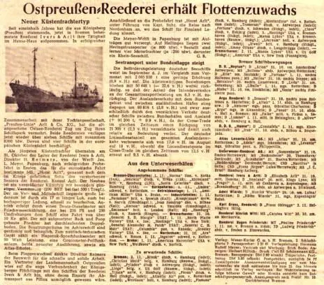 Die Presse berichtet über den Neubau Stapellauf der HORST ARLT - фото 19