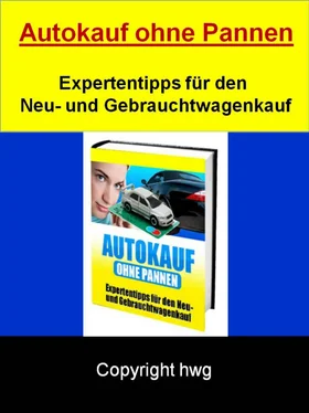 hwg hwg Autokauf ohne Pannen обложка книги