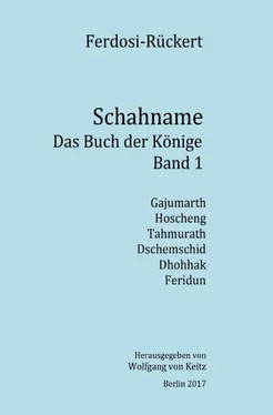 Friedrich Ruckert Schahname - Das Buch der Könige, Band 1 обложка книги