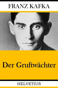 Franz Kafka Der Gruftwächter обложка книги