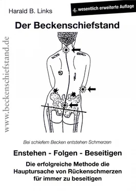 Harald Links Der Beckenschiefstand обложка книги