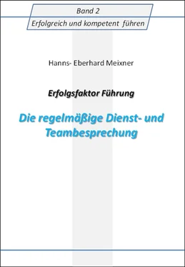 Hanns Eberhard Meixner Erfolgsfaktor Führung Die regelmäßige Dienst- und Teambesprechung обложка книги