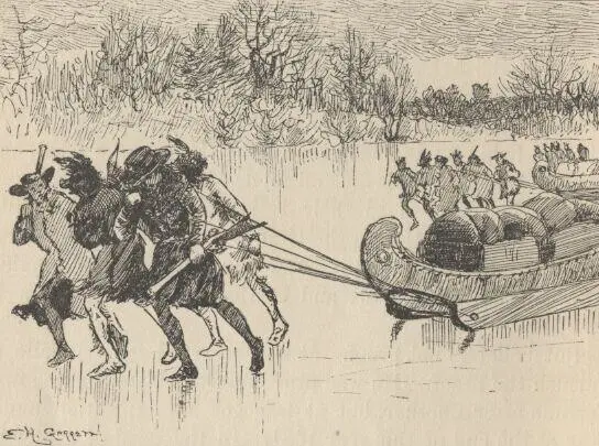 At Peoria Lake they struck open water and paddled thence to the Mississippi - фото 12