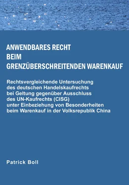 Patrick Boll Anwendbares Recht beim grenzüberschreitenden Warenkauf обложка книги