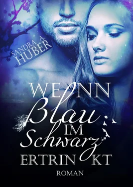 Sandra Andrea Huber Wenn Blau im Schwarz ertrinkt обложка книги