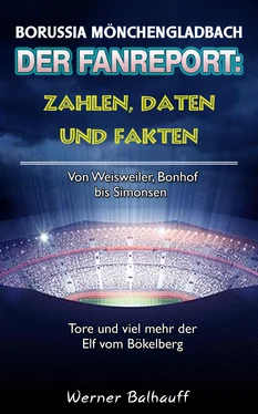 Werner Balhauff Die Fohlenelf – Zahlen, Daten und Fakten der Borussia aus Mönchengladbach