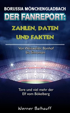 Werner Balhauff Die Fohlenelf – Zahlen, Daten und Fakten der Borussia aus Mönchengladbach обложка книги