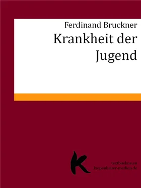 Ferdinand Bruckner KRANKHEIT DER JUGEND обложка книги