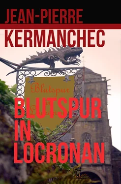 Jean-Pierre Kermanchec Blutspur in Locronan обложка книги