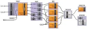 Fig 12 Grasshopper canvas compass method grid processing structural model - фото 31