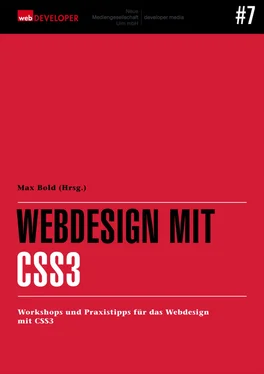 Max Bold Webdesign mit CSS3 обложка книги