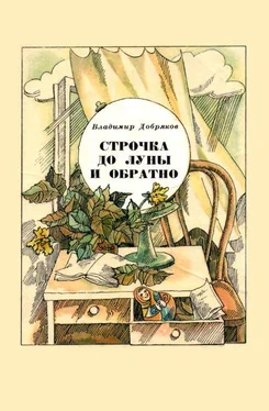 Владимир Добряков Строчка до Луны и обратно обложка книги