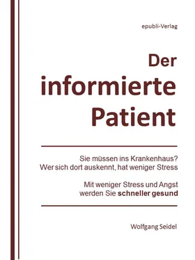 Wolfgang Seidel Der informierte Patient im Krankenhaus обложка книги