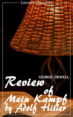 George Orwell Review of Mein Kampf by Adolf Hitler (George Orwell) (Literary Thoughts Edition) обложка книги