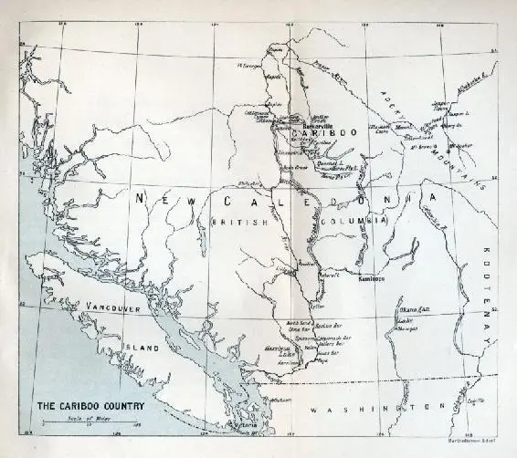 Map of the Cariboo Country The first Legislative Assembly of Vancouver Island - фото 1
