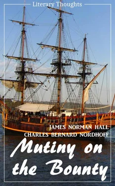 James Norman Hall Mutiny on the Bounty (James Norman Hall & Charles Bernard Nordhoff) (Literary Thoughts Edition) обложка книги