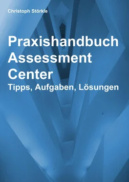 Christoph Störkle Praxishandbuch Assessment Center обложка книги