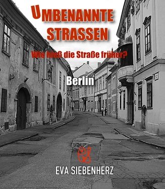 Eva Siebenherz Umbenannte Straßen in Berlin обложка книги
